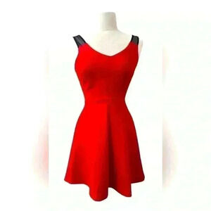 Sweet Storm red 👠and black accent dress